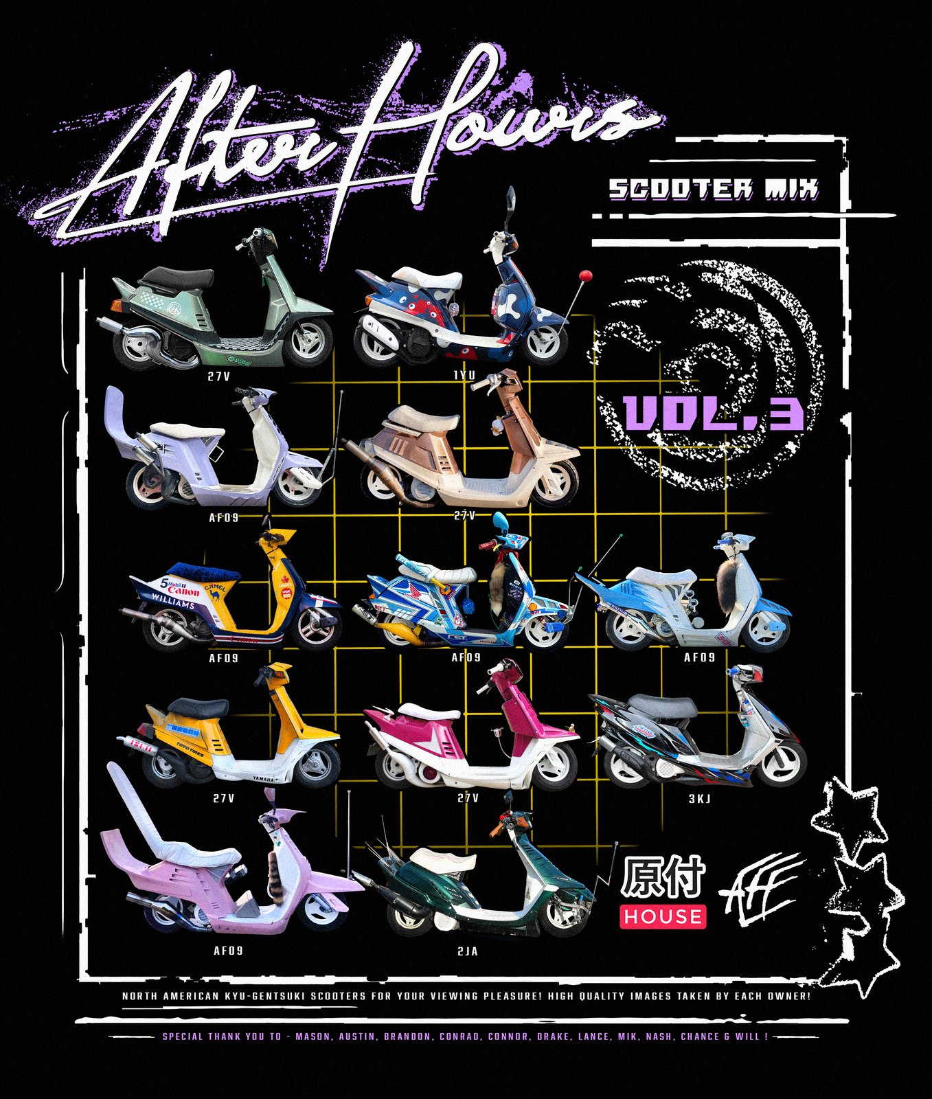 Scooter Mix VOL. 3 - Poster | After Hours Supply Co | Official Store